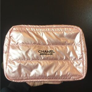 Chanel Pink Skincare Pouch